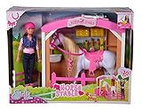 Simba 105733527 - Steffi Love Horse Stable, Großer Pferdestall mit Steffi...