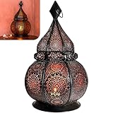 Gadgy Orientalische Lampe Metall 36cm - Marokkanisches Lampe mit...