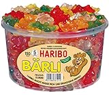 HARIBO - Bärli - große Gummibärchen - Fruchtgummi, 150 Stück