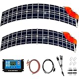 500 Watt Solarzellen, 2 x 250 W flexibles Solarmodul-Kit mit 40 A...