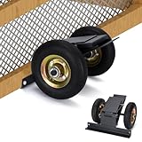 TOPOWN Hühnertraktor-Transporter mit Hühnerstall-Rädern & Hebe-Design,...