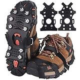 Trusiel Spikes für Schuhe, Schuhspikes 11-Stud Ice Klampen Schuhkrallen...