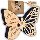 sagl.tirol® Schmetterling Geschenk aus Holz, besonderer Mensch Geschenk,...