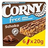 Müsliriegel CORNY free Schoko, ohne Zuckerzusatz, 67 kcal pro Riegel,...