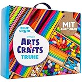 Blue Squid Bastelset für Kinder - 3000Pcs Bastelbox bastelkoffer- Basteln...
