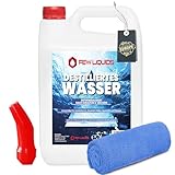 FEW LIQUIDS Destilliertes Wasser 5l -inkl. Ausgießer + Microfasertuch,...