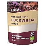 LOOV rohes Bio Buchweizenmehl, 1 kg, glutenfreies Mehl, nicht...