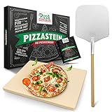 Pizza Divertimento - DAS ORIGINAL - Pizzastein für Backofen & Gasgrill –...