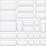 [25 Stücke] Schubladen Ordnungssystem mit 4 Größen,Make Up...