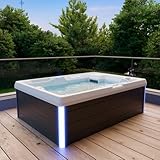 Tronitechnik Outdoor Whirlpool Spa ELBA Außen Whirlpool weiß 210cm x...