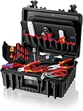 KNIPEX Werkzeugkoffer Robust23 Elektro 25-teilig 370 mm, 00 21 35