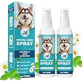 Dentalspray für Hunde 2 Stück Hund Zahnstein Spray Dental Zahnspray...