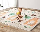 UANLAUO Faltbare Baby Spielmatte,Extra Große 200x180x1cm Krabbeldecke,...