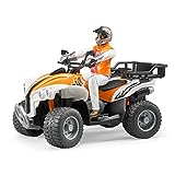 bruder 63000 - Quad mit Fahrer - 1:16 Spielzeug-Figur Mann Mensch Fahrzeug...