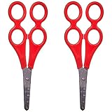 Wedo 7373 Therapeutenschere mit Doppelgriff, 17 cm Länge, 2 Kunststoff...