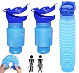 Schrumpfbares Urinal 2 Stück 750 ml Männliche Frau Tragbare Mobile...