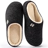 RockDove Herren Hausschuhe mit Sherpa-Futter und Memory-Schaum, 44/45 EU,...