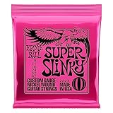 Ernie Ball Super Slinky Nickel Wound E-Gitarrensaiten, Stärke 9-42