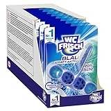 WC FRISCH Blau Kraft-Aktiv Ozeanfrische, WC-Reiniger und Farbspüler, 10er...