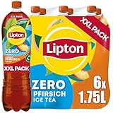 LIPTON ICE TEA Zero Peach – Zuckerfreier Eistee mit Pfirsich Geschmack,...