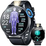 Smartwatch Herren mit EKG+HRV Fitnessuhr: 1.56 'AMOLED mit Bluetooth...