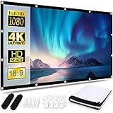 Osoeri Leinwand Beamer 100 Zoll, 16:9 HD Faltbarer Beamer Leinwand,...