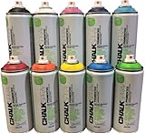 KLAMOTTEN STORE Kreidespray Schwarz Chalk Paint wasserlöslich und...