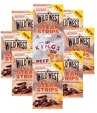 WIld West Beef Jerky - Mix 505g mit Kings Biltong + Steak Strips Honey BBQ...