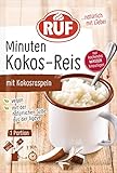RUF Tassen Kokos-Reis mit Kokos-Raspeln, Instant Reisbrei aus der Tasse,...