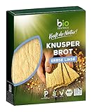 biozentrale Knusperbrot Erbse Linse - 7x100g (7er Pack) Bio-Knusperbrot -...