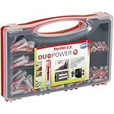 fischer Red-Box DuoPower, Sortimentsbox mit 280 DuoPower Dübeln (30 Stk. 5...