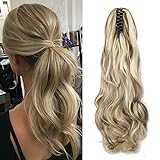 Cybelleza Haar Extensions Zopf Haarteil Clip in Ponytail Extensions Claw...