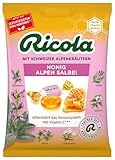 Ricola Honig Alpen Salbei, 75g Beutel Original Schweizer Kräuter-Bonbons...