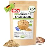 Goldleinsamenmehl Bio 400g, Gold Leinsamenmehl, Ballaststoffreich hoher...