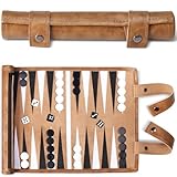 Backgammon,Back Gammon Spiel aus massivem Holz - Klassisches Brettspiel...
