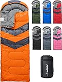 MalloMe Schlafsack Outdoor - Schlafsack Erwachsene und Kinder - Schlafsack...