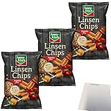 Funny Frisch Linsen Chips Paprika Style mit pflanzlichem Protein 3er Pack...