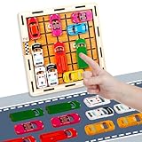 Rush Hour Spiel, Auto Spielzeug Stauspiel Logikspiel mit 120 Levels, Denken...