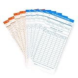 Flexzion Stempelkarten Karten für Stempeluhr Anwesenheitsrecorder,...