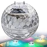 Schwimmendes Solar-Licht, IP65 wasserdicht, solarbetriebenes leuchtendes...
