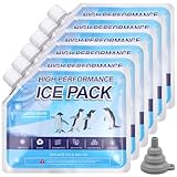 flintronic 6PCS Ice Pack, Premium Kühlakkus für Kühltasche,...