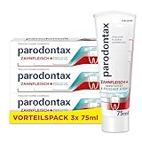 Parodontax Zahnfleisch+ Sensitivität & Frischer Atem Zahnpasta, 3x75ml