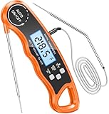 CIRYCASE Doppelsonden Fleischthermometer, Sofort Lesen Bratenthermometer,...