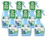 6er Set Febreze Antibakteriell Textilerfrischer Spray 500ml entfernt 99,9%...