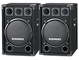 McGrey Paar DJ-1222 DJ PA Lautsprecher Box 30cm (12“) Subwoofer 1200W...