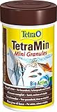 TetraMin Mini Granules - langsam absinkendes Fischfuter für kleine...