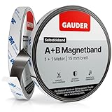 GAUDER Typ A + B Magnetband stark selbstklebend I Magnetstreifen |...