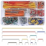 560 Stk Breadboard Jumper Kabel Kit, Steckbrett Steckbrücken Drahtbrücken...