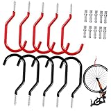 PartyKindom 10 Stück Fahrradhaken Schraubbar Schwerlast Fahrradaufhängung...