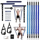 ALongSong Fitnessbänder Pilates Bar Set mit Widerstandsbänder 30-360lbs,...